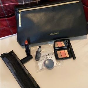 Lancome Gift Pouch with Travel Set & Brushes